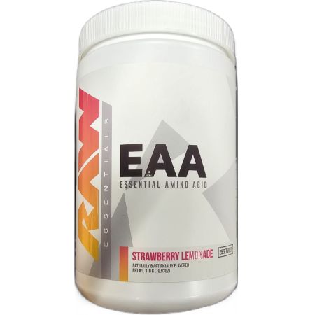 Aminoacizi esentiali EAA  Strawberry Lemonade, 315 g, Raw Nutrition