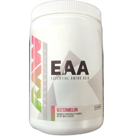 Aminoacizi esentiali EAA cu aroma de pepene, 315 g, Raw Nutrition