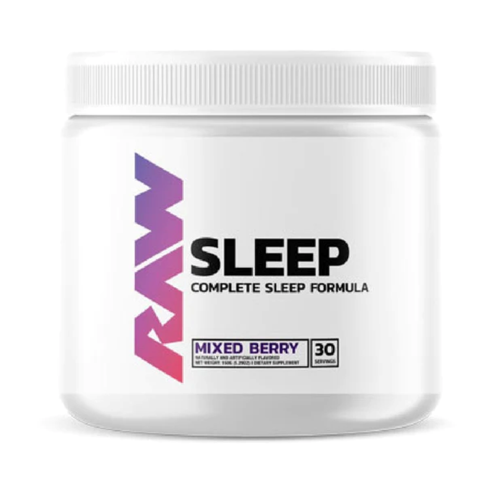 Supliment pentru imbunatatirea calitatii somnului Sleep Mixed, 150 g, Raw Nutrition