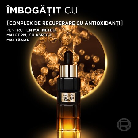 Serum antirid de noapte Age Perfect Cell Renewal Midnight, 30 ml, Loreal 575867