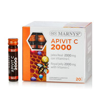 Fiole cu laptisor de matca si vitamina C Apivit C 2000, 20 fiole x 10 ml, Marnys