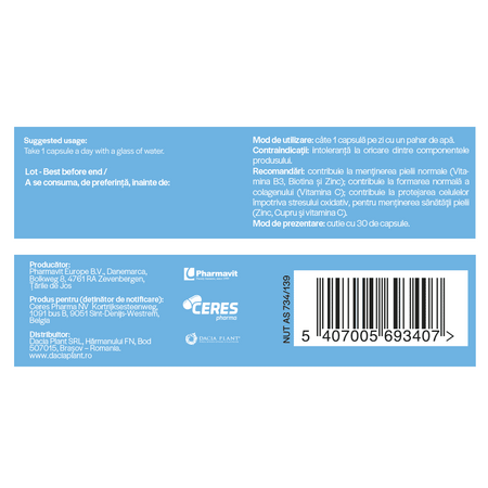 Acid hialuronic Beauty Pill, 30 capsule, Belene 593079