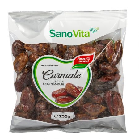 Curmale fara samburi, 250 g, Sanovita