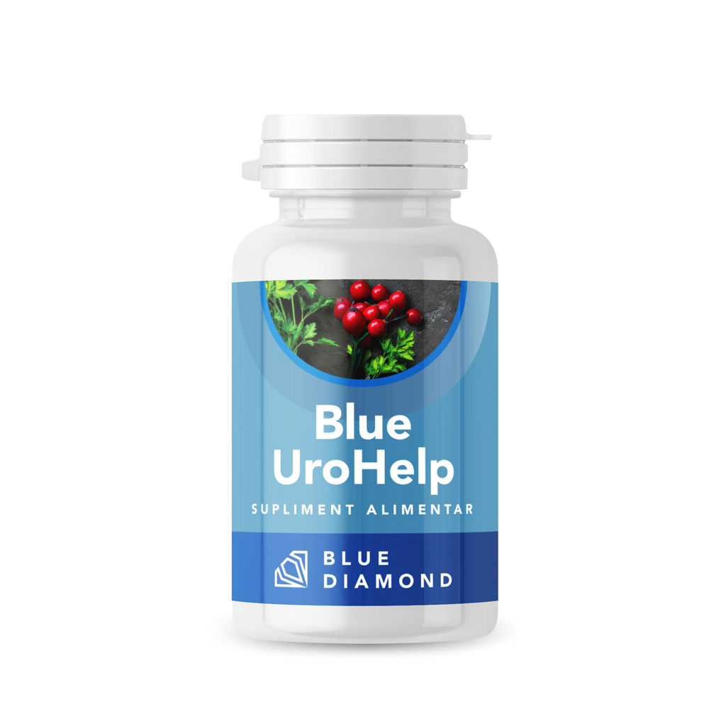 Supliment pentru infectiile urinare Blue UroHelp, 30 capsule, Blue Diamond