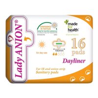 Absorbante cu 2 picaturi Dayliner, 16 bucati, Lady Anion