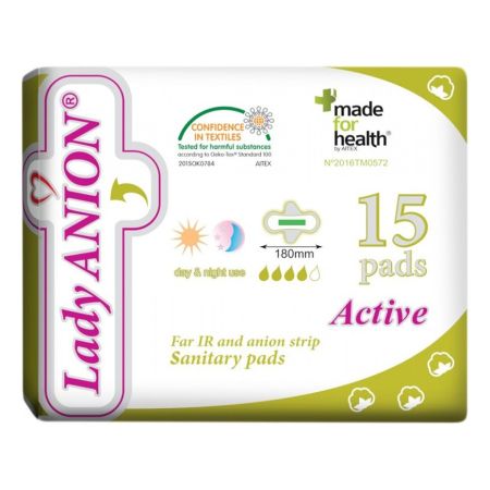 Absorbante pentru incontinenta urinara Active, 15 bucati, Lady Anion