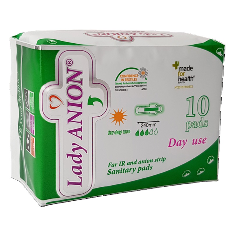 Absorbante 3 picaturi Day use, 10 bucati, Lady Anion