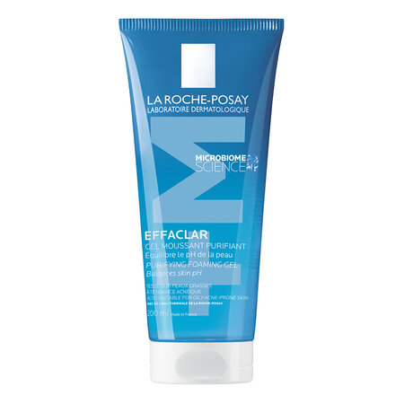 Gel spumant de curatare purifiant pentru ten gras cu tendinta acneica Effaclar, 200 ml, La Roche-Posay