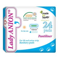 Absorbante zilnice din bumbac organic Pantiliner, 24 bucati, Lady Anion