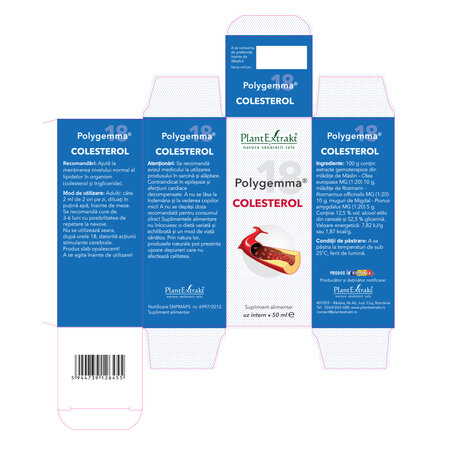 Polygemma 18, Colesterol, 50 ml, Plant Extrakt 732042