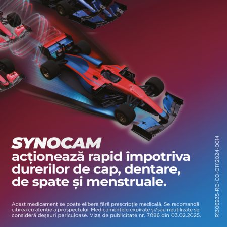 Synocam, 200 mg/500 mg, 10 comprimate filmate, Dr. Reddys 655011