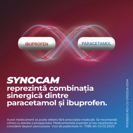Synocam, 200 mg/500 mg, 10 comprimate filmate, Dr. Reddys 655012