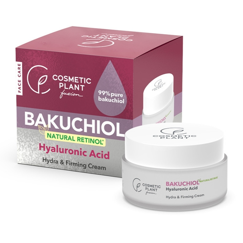 Crema hidratanta pentru fermitate Bakuchiol Fusion, 50 ml, Cosmetic Plant