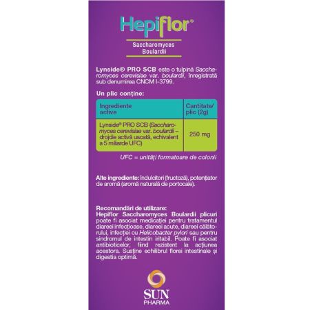 Hepiflor Saccharomyces Boulardii, 10 plicuri, Terapia 702724