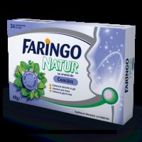 Faringo Natur cu aroma de coacaze, 24 comprimate, Terapia