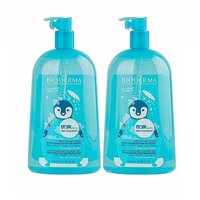 Gel spumant ABCDerm 1 + 80% la al doilea, 1000 + 1000 ml, Bioderma