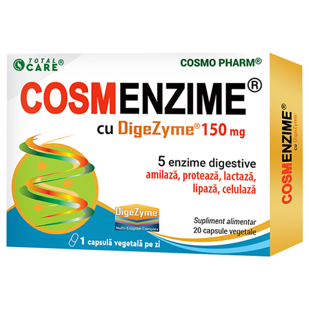 Cosmenzime, 150 mg, 20 comprimate, Cosmo Pharm