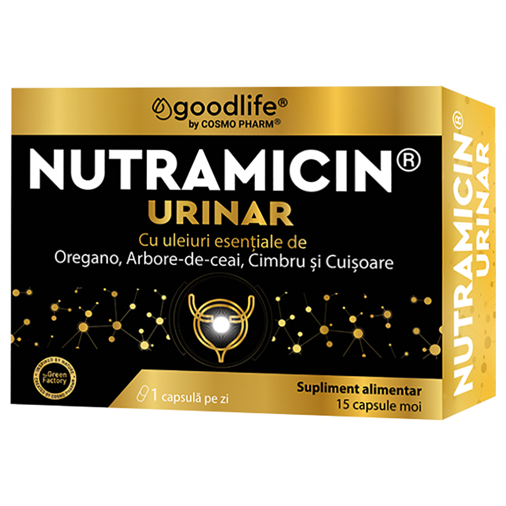 Nutramicin Urinar, 15 capsule, Cosmo Pharm