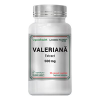 Valeriana Extract, 500 mg, 60 capsule, Cosmo Pharm