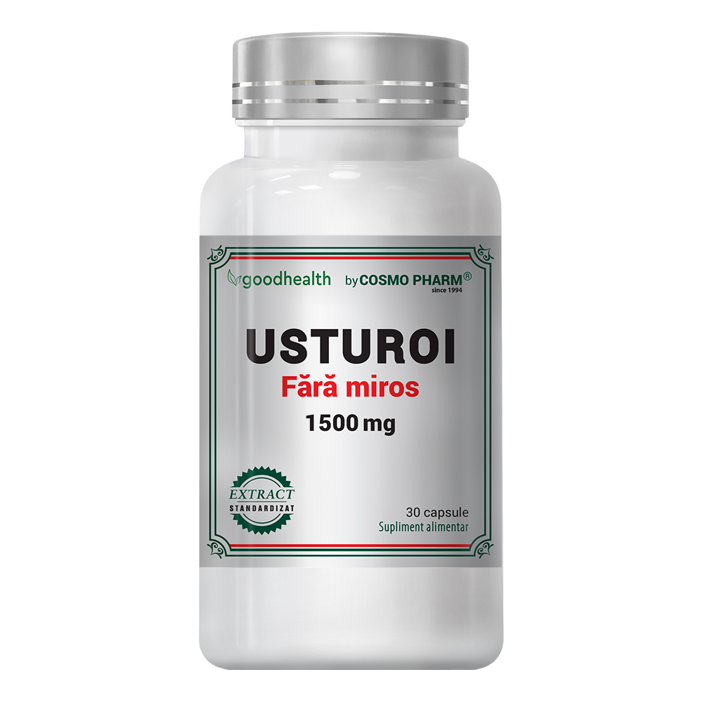 Usturoi fara miros, 1500 mg, 30 capsule, Cosmo Pharm