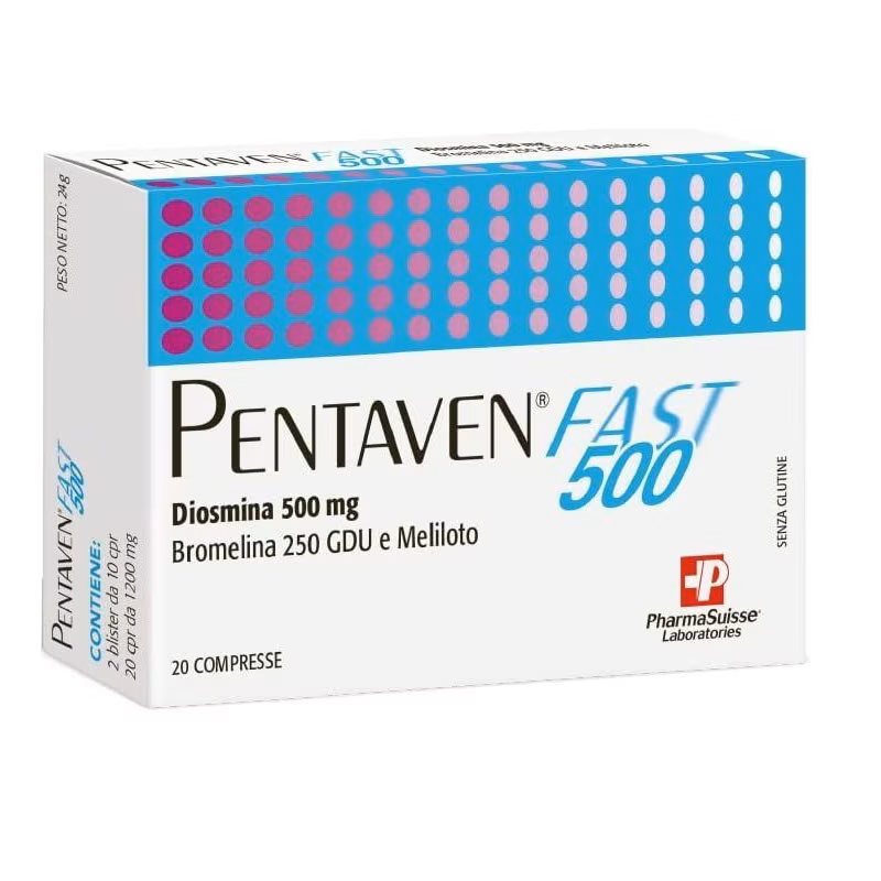 Pentaven Fast 500, 20 comprimate, PharmaSuisse Laboratories