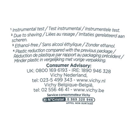 Pachet Deodorant roll-on antiperspirant pentru barbati Invisible Resist 72H, 50 ml + 50 ml, Vichy 699439