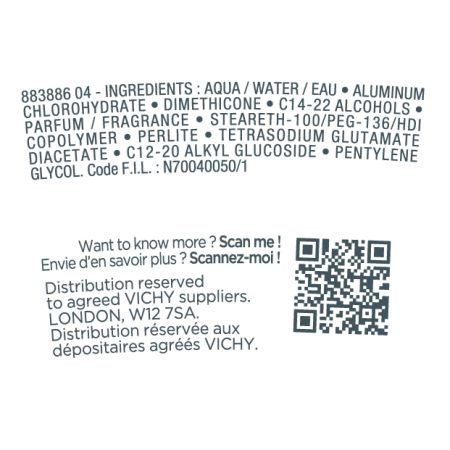 Pachet Deodorant roll-on antiperspirant pentru barbati Invisible Resist 72H, 50 ml + 50 ml, Vichy 699440