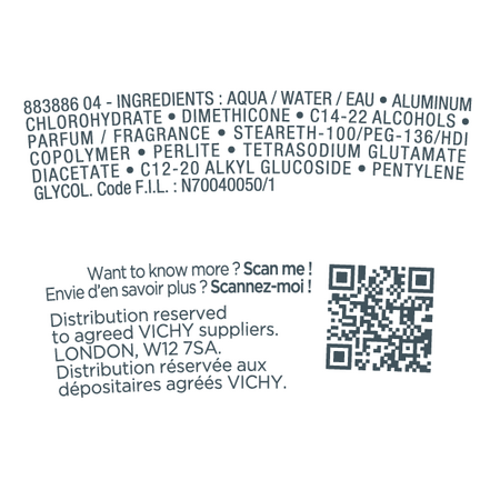 Pachet Deodorant roll-on antiperspirant pentru barbati Invisible Resist 72H, 50 ml + 50 ml, Vichy 699440