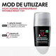 Pachet Deodorant roll-on antiperspirant pentru barbati Invisible Resist 72H, 50 ml + 50 ml, Vichy 699437
