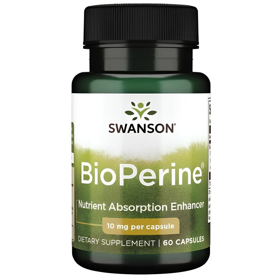 Extract de Piper Negru BioPerine, 10 mg, 60 capsule, Swanso : Farmacia ...