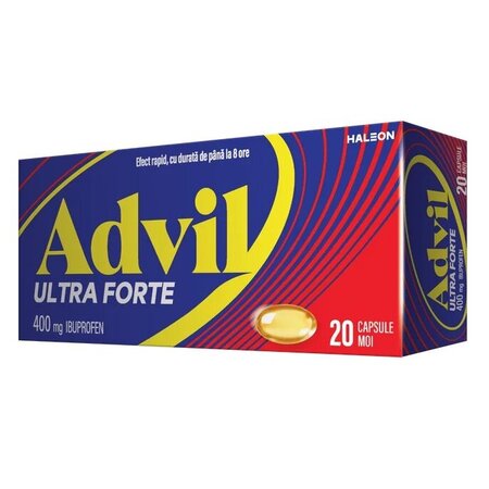 Advil Ultra Forte, 400 mg, 20 capsule moi, Gsk