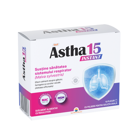Astha 15 Instant, 10 plicuri, Sun Wave Pharma