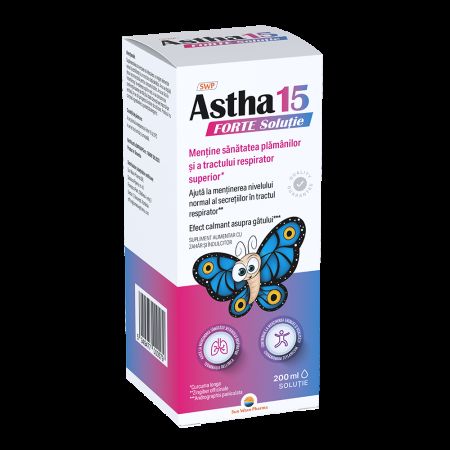 Sirop Astha 15 Forte, 200 ml, Sun Wave Pharma