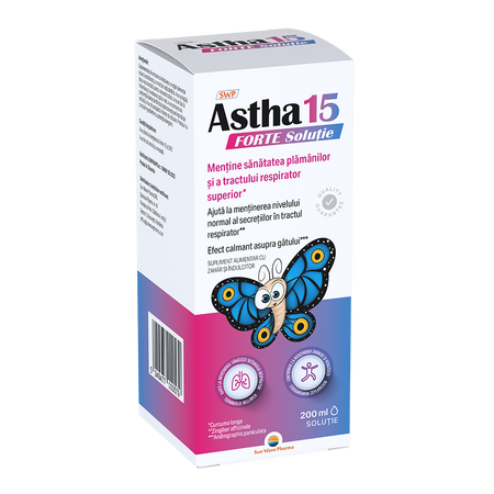 Sirop Astha 15 Forte, 200 ml, Sun Wave Pharma