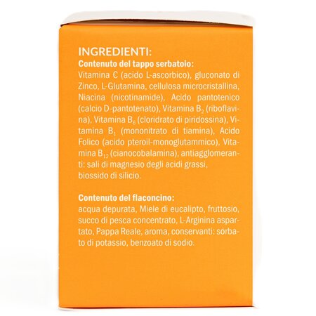 Supliment alimentar pe baza de vitamina B si C, zinc, L-glutamina si L-arginina Biovit 3 Energy, 10 x 10 ml, Uriach 721401