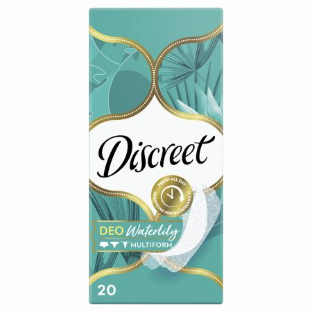 Absorbante zilnice Mutiform Deo Waterlily, 20 bucati, Discreet