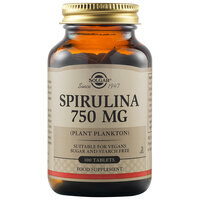 Spirulina, 750 mg, 80 capsule vegetale, Solgar
