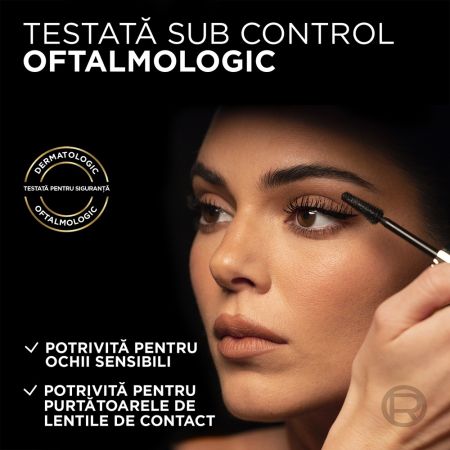 Pachet Spray pentru fixarea machiajului Infaillible 3 Second, 75 ml + Mascara pentru volum Nuanta Black Panorama By Volume Million Lashes, 9.9 ml, L'Oreal 673687