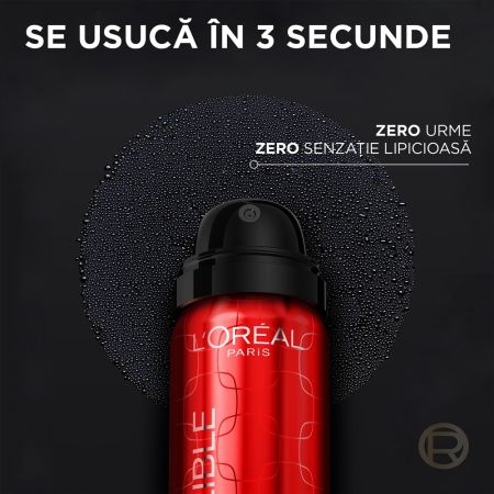 Pachet Spray pentru fixarea machiajului Infaillible 3 Second, 75 ml + Mascara pentru volum Nuanta Black Panorama By Volume Million Lashes, 9.9 ml, L'Oreal 673680