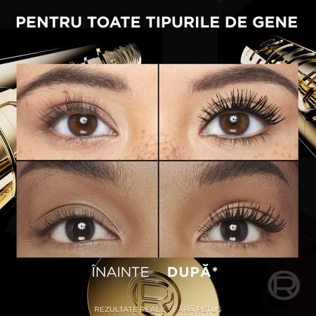 Pachet Spray pentru fixarea machiajului Infaillible 3 Second, 75 ml + Mascara pentru volum Nuanta Black Panorama By Volume Million Lashes, 9.9 ml, L'Oreal 673688