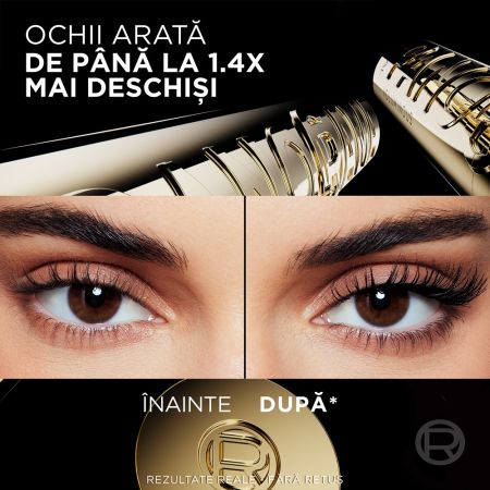 Pachet Spray pentru fixarea machiajului Infaillible 3 Second, 75 ml + Mascara pentru volum Nuanta Black Panorama By Volume Million Lashes, 9.9 ml, L'Oreal 673685