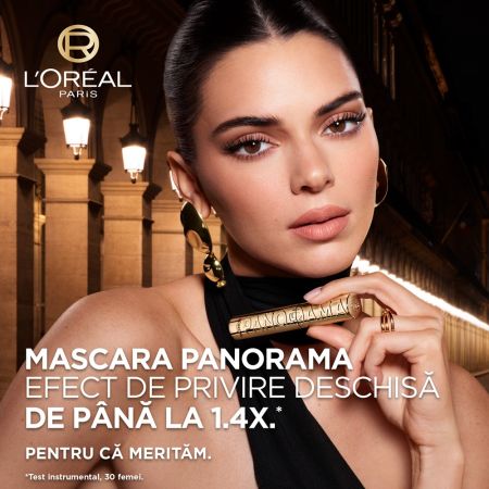 Pachet Spray pentru fixarea machiajului Infaillible 3 Second, 75 ml + Mascara pentru volum Nuanta Black Panorama By Volume Million Lashes, 9.9 ml, L'Oreal 673683
