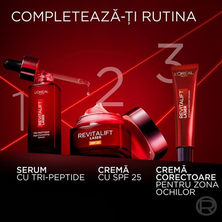 Pachet Revitalift Laser Crema antirid de zi, 50 ml + Crema antirid de noapte, 50 ml, Loreal 673641