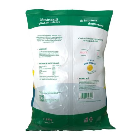 Fulgi de porumb fara zahar, 450 g, Sanovita 697352