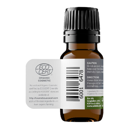 Ulei Esential Chiparos Pur 100% Organic, 10 ml, SOiL  694484