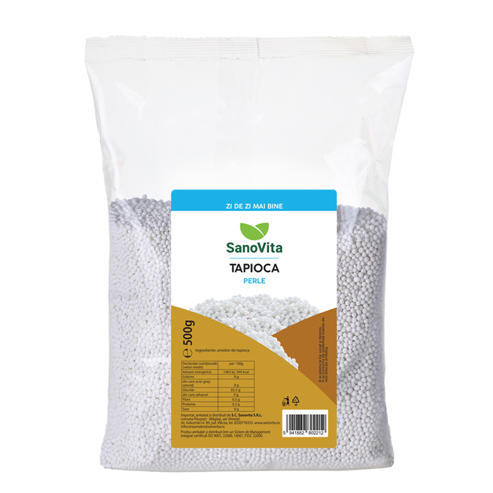 Tapioca perle, 500 g, Sanovita