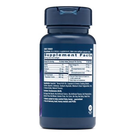 Triple Strength Ulei de Krill (735822), 30 Capsule, GNC 648043