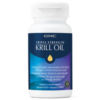 Ulei de Krill Triple Strength, 30 capsule gelatinoase moi, GNC