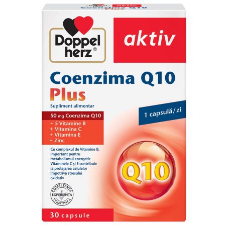 Coenzima Q10 Plus pentru metabolism, 30 capsule, Doppelherz