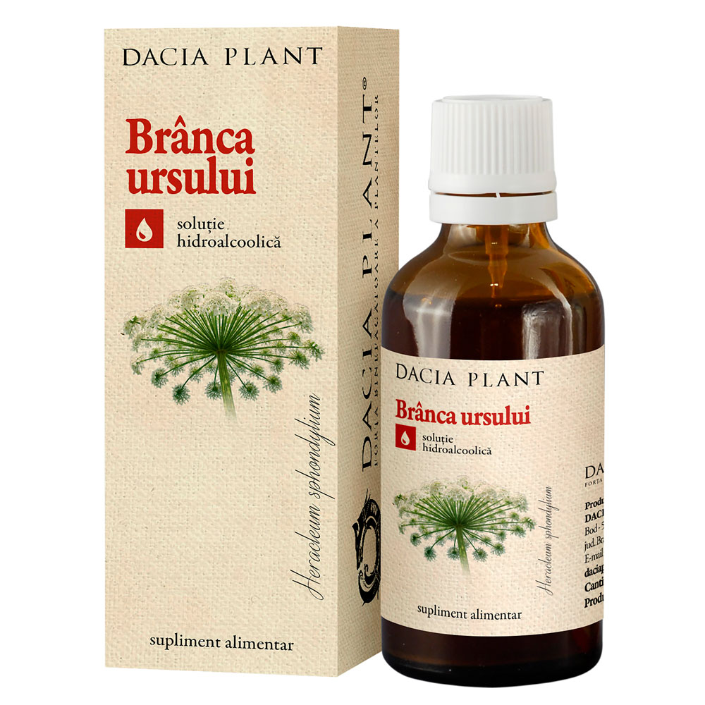 Tinctura de Branca Ursului, 50 ml, Dacia Plant